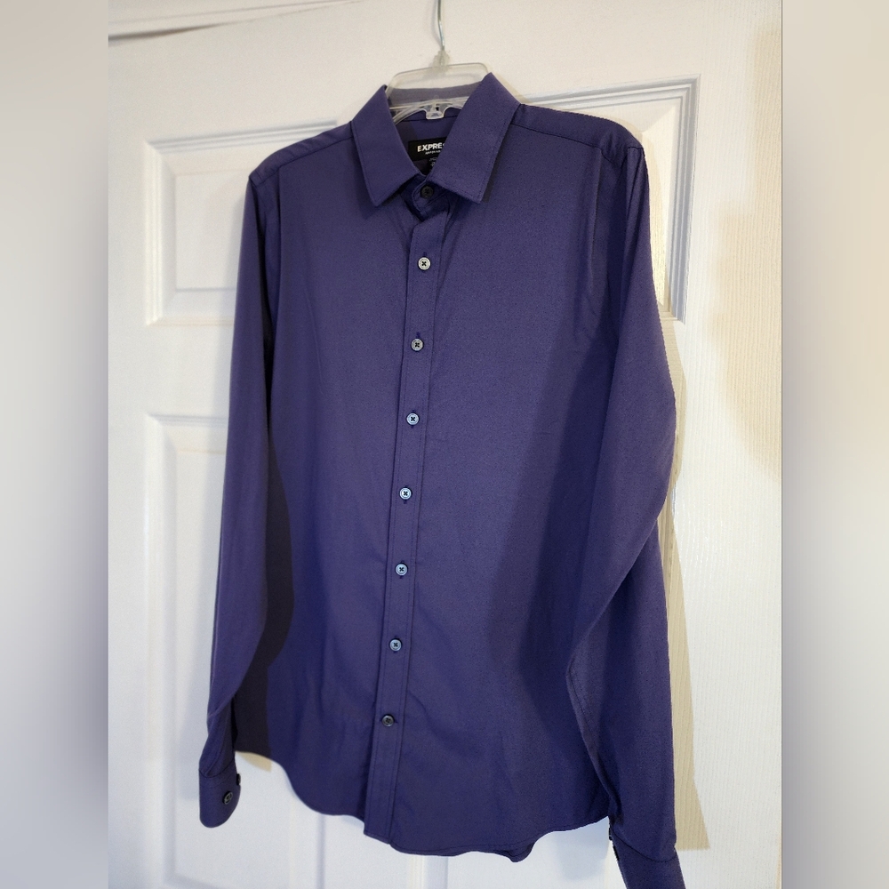 Express Men's Long Sleeve Shirt, Extra Small